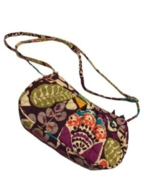 Vera Bradley Purple Green Print Mini Bag